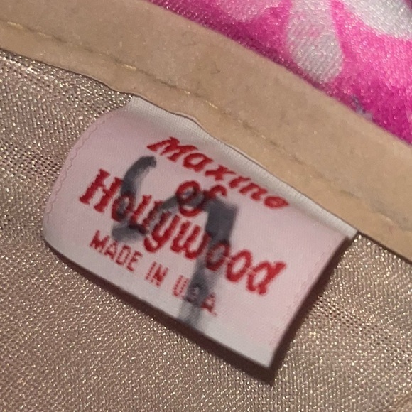 Vintage Maxine of Hollywood one piece floral swimsuit Medium free shipping - Picture 5 of 6